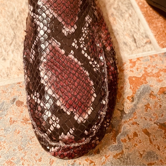 👞Italian Leather Snake Print Hand Sewn Loafers by  Attilio Giusti Leombrun - Picture 6 of 15